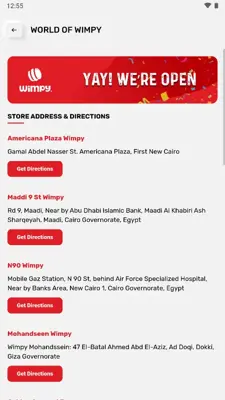 Wimpy Egypt android App screenshot 12